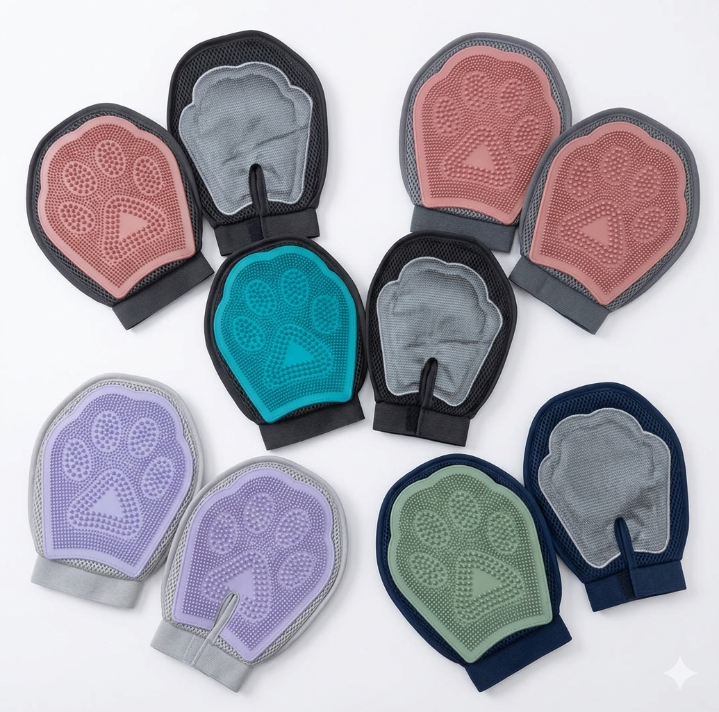 PET BATHING & DESHEDDING GLOVE